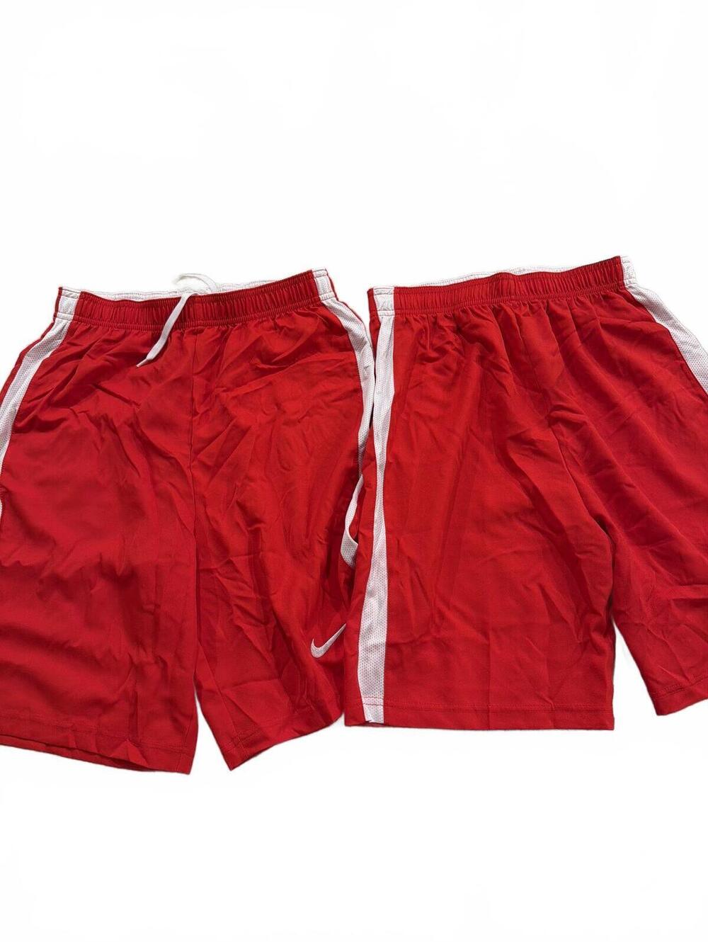 Nike Kids Boys Red Dri-Fit Running Shorts XL Lot of 2